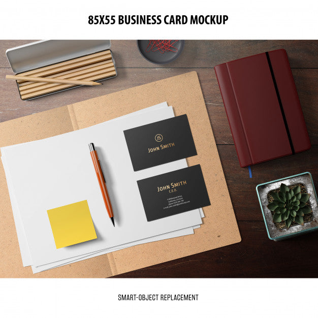 Free Business Card Mockup Psd