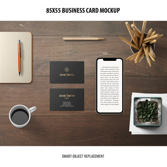 Free Business Card Mockup Psd