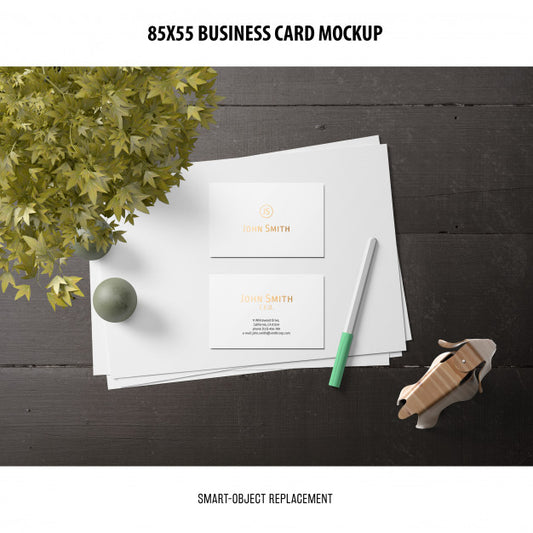 Free Business Card Mockup Psd