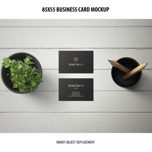 Free Business Card Mockup Psd