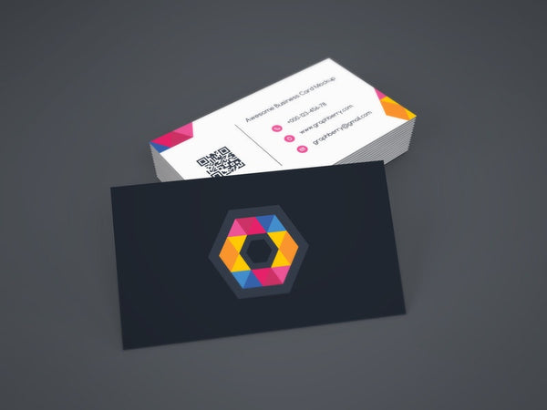 Free Business Card Mockup Vol.9