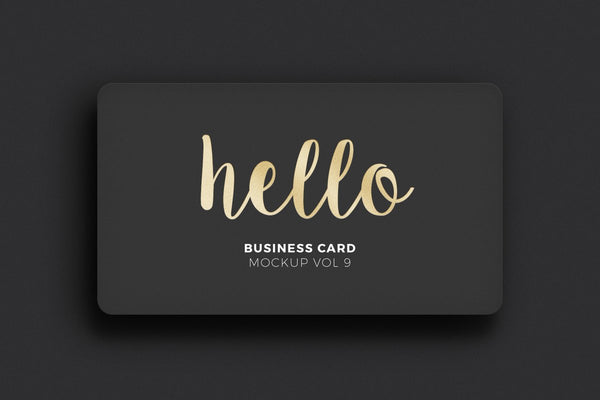 Free Business Card Mockup Vol 9