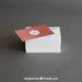 Free Business Card Stack Mockup Psd