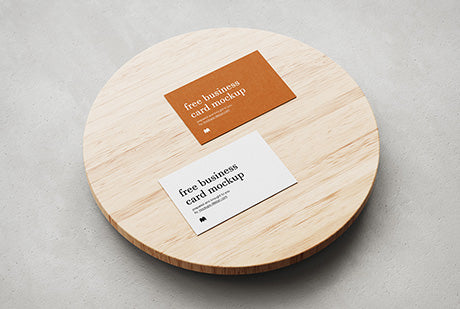 Free Business Cards Mockup