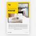 Free Business Poster Template With Bedroom Home Decor Psd