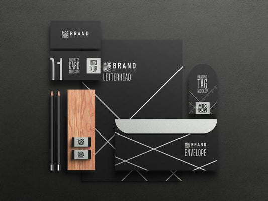 Free Business Stationary Set Mockup Psd