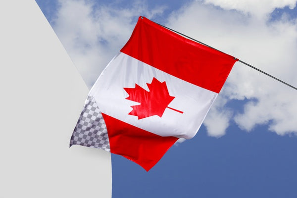 Free Canada Flag Concept Mock-Up Psd