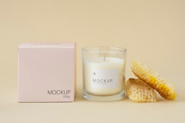 Free Candle Packaging Design Mockup Psd