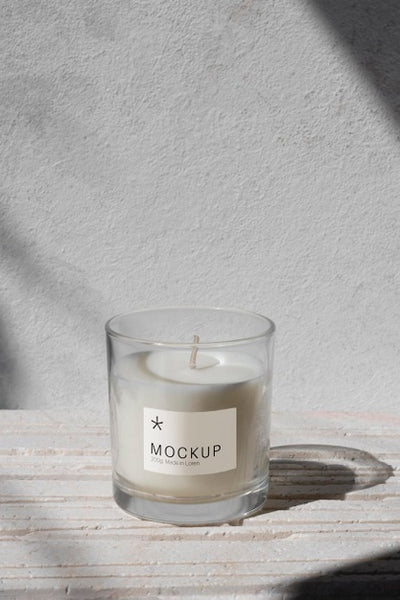 Free Candle Packaging Design Mockup Psd