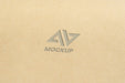 Free Capital Letter Mock-Up Logo Design On Minimalist Paper Psd