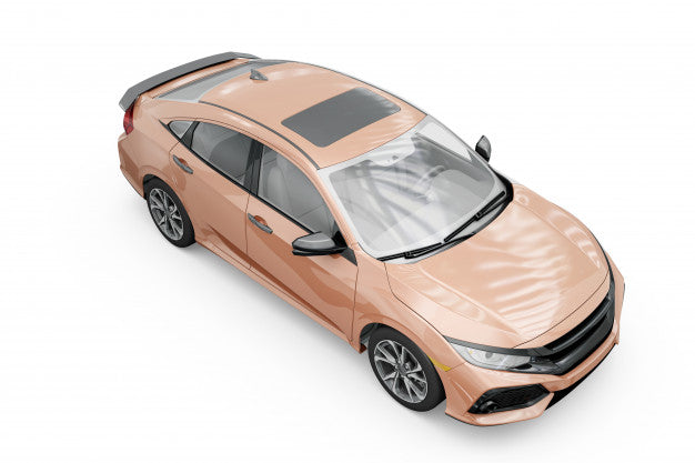 Free Car Mock-Up Isolated Design Psd