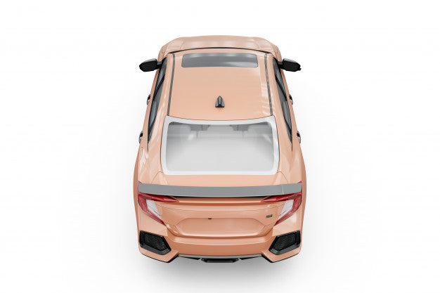 Free Car Mock-Up Isolated Design Psd
