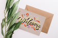 Free Card And Envelope Mockup With Nature Concept Psd
