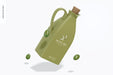 Free Ceramic Oil Bottle Mockup, Falling Psd