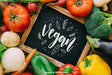 Free Chalkboard Mockup With Vegetable Designs Psd