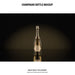 Free Champagne Bottle Mockup Psd