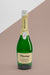 Free Champagne Bottle With Mock-Up Psd