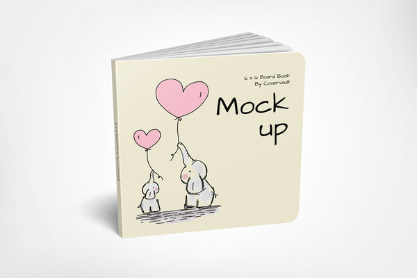 Free Children’S Board Book Mockup