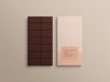 Free Chocolate Bar Wrapping Paper Packaging Mockup Design Psd
