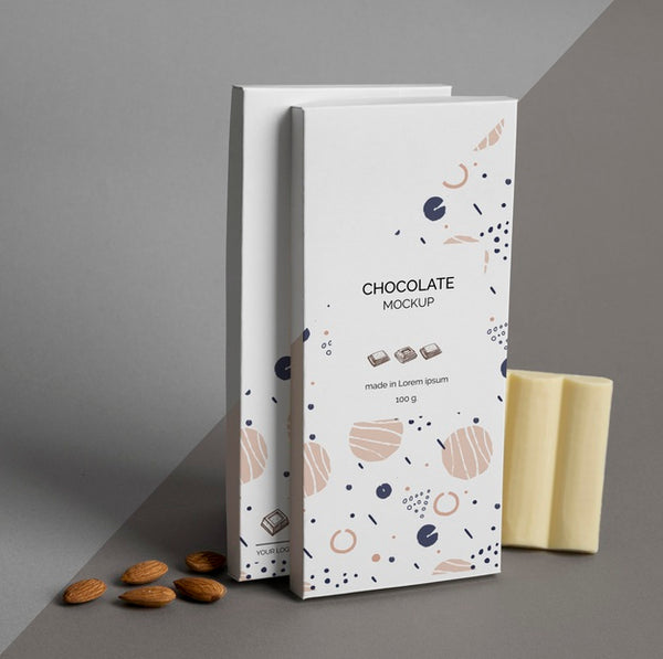 Free Chocolate Packaging Mockup Psd