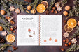 Free Christmas Food Concept Mock-Up Psd