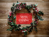 Free Christmas Holiday Greeting Design Mockup Psd