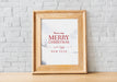 Free Christmas Holiday Greeting Design Mockup Psd