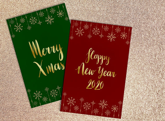 Free Christmas Holiday Greeting Design Mockup
