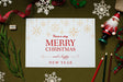 Free Christmas Holiday Greeting Design Mockup