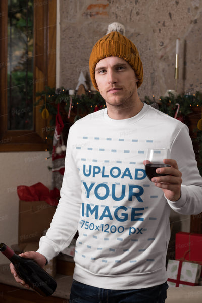 Free Christmas Jumper Mockup