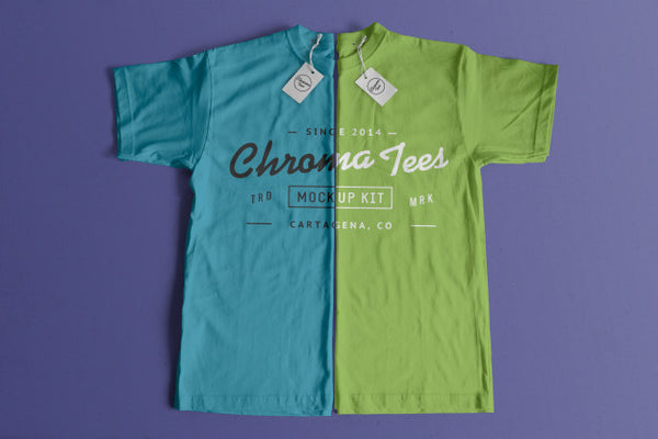 Free Chromatees Tshirt Mockup Psd