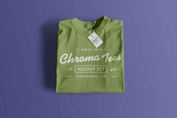 Free Chromatees Tshirt Mockup Psd