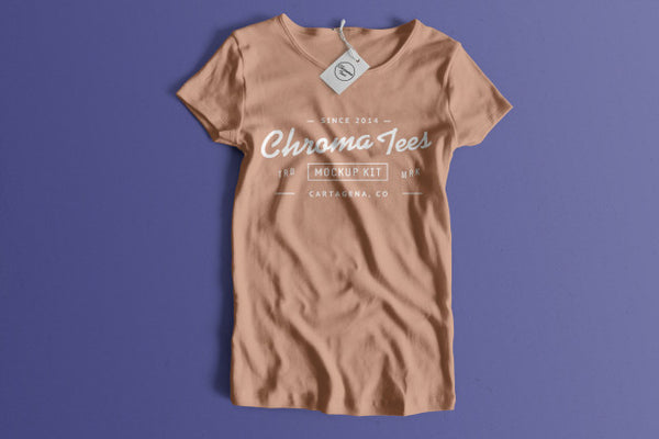 Free Chromatees Tshirt Mockup Psd