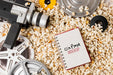 Free Cinema Roll With Popcorn Psd