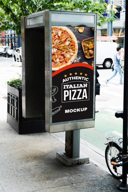Free City Billboard Concept Mock-Up Psd