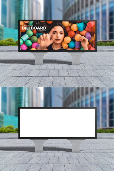 Free City Billboard Mockup For Advertisement