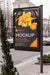 Free City Food Billboard Mock-Up Psd