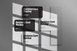 Free Clean And Minimal Business Card Mockup Template Psd