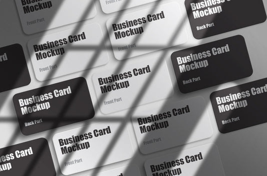 Free Clean Business Card Mockup Template Psd Psd