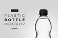 Free Clear Plastic Bottle Mockup