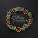 Free Close-Up Christmas Wreath Concept Psd