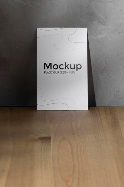 Free Close Up Mockup Poster Leaning On The Wall Psd