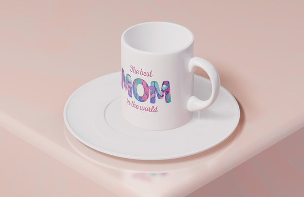 Free Close-Up Mothers Day Mug Psd