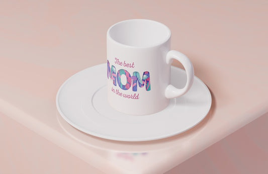 Free Close-Up Mothers Day Mug Psd