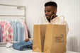 Free Close Up On Paper Bag Mockup Psd