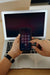 Free Closeup Of A Man Unlocking A Mobile Phone
