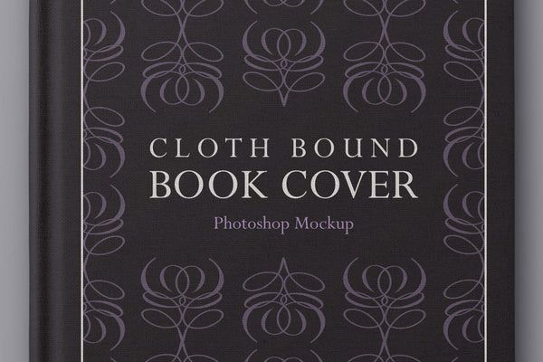 Free Cloth Bound Book Cover Mockup