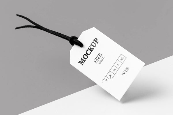Free Clothing Size Mock-Up White Abstract Concept Psd