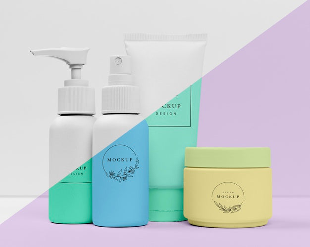 Free Collection Of Beauty Products Psd