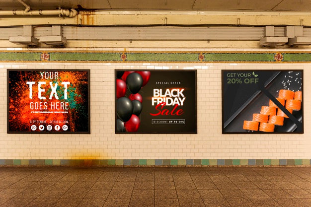 Free Collection Of Billboard Mock-Ups Psd